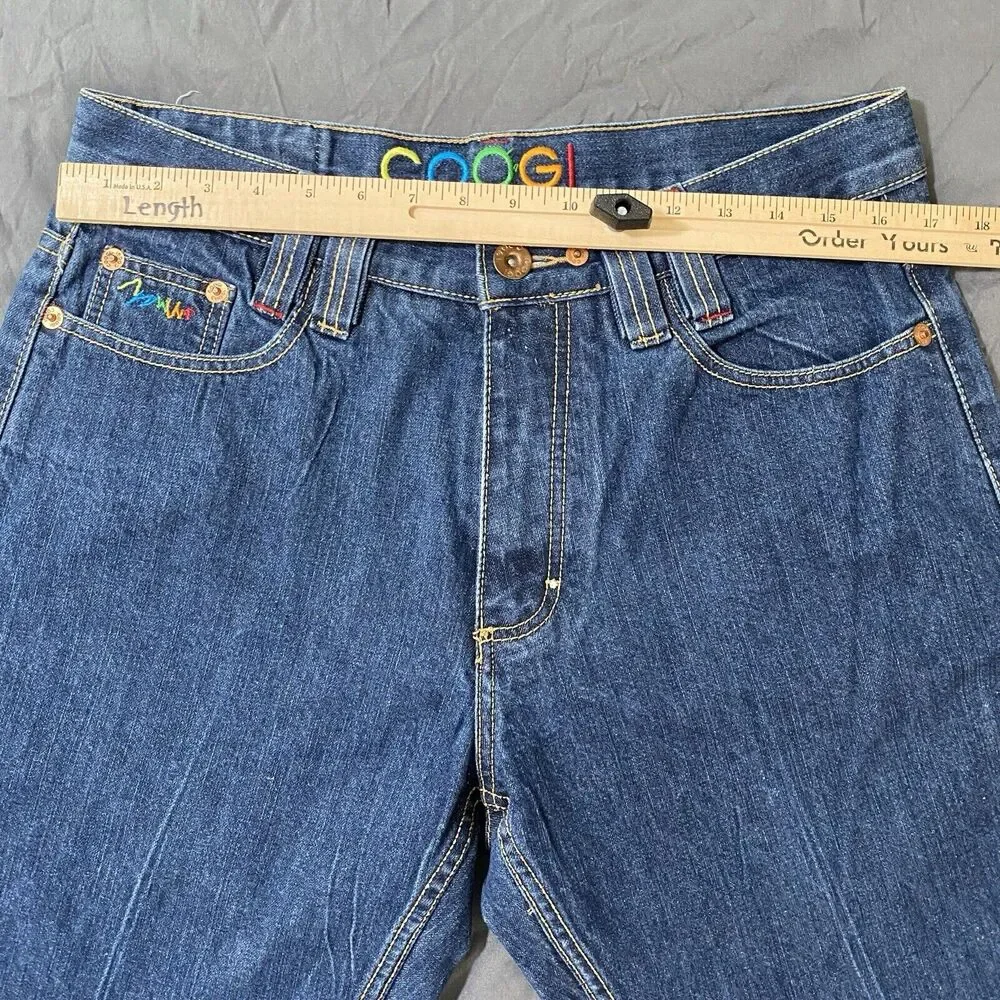 Vintage Coogi Australia Jeans Mens 34x34 Hip Hop Y2K Baggy Denim Biggie skater